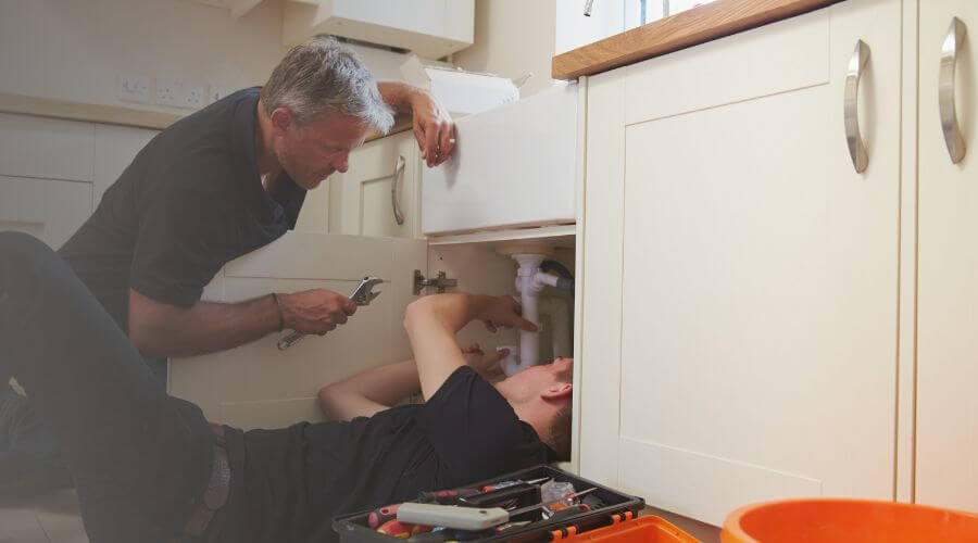 Professional burst pipe repair services in New Douglas, IL